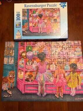 Ravensburger Ballet Bakery Jigsaw Puzzle 100 XXL pieces - 19" X 14"